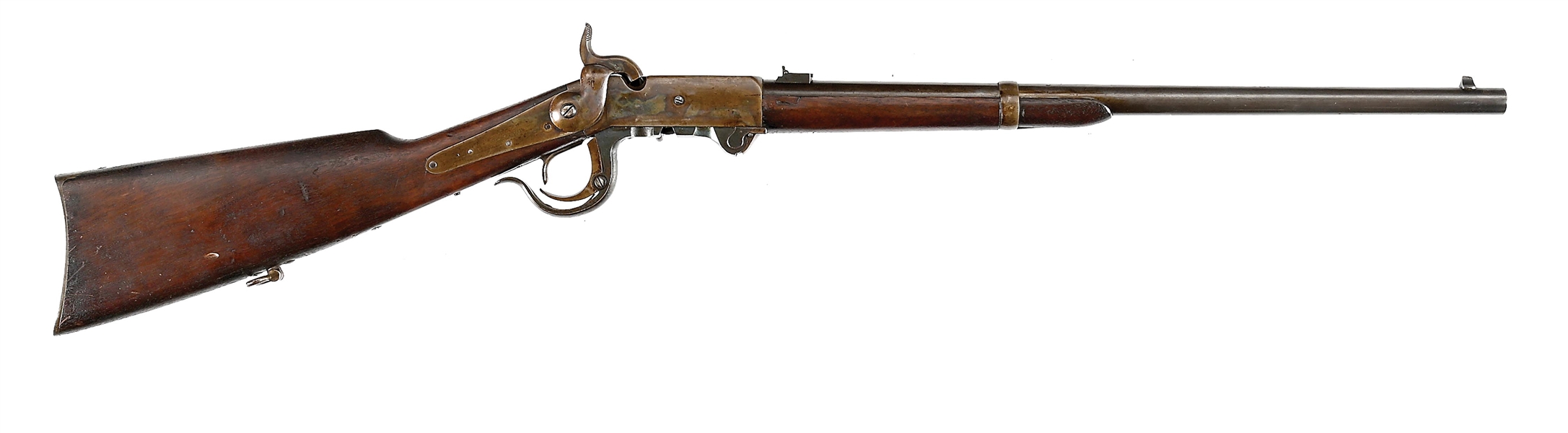 (A) FINE MARTIALLY INSPECTED BURNSIDE 5TH MODEL PERCUSSION CARBINE