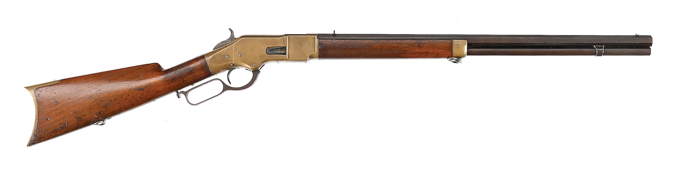 (A) WINCHESTER MODEL 1866 .44 RF LEVER ACTION RIFLE INSCRIBED TO I. CORDEAUX