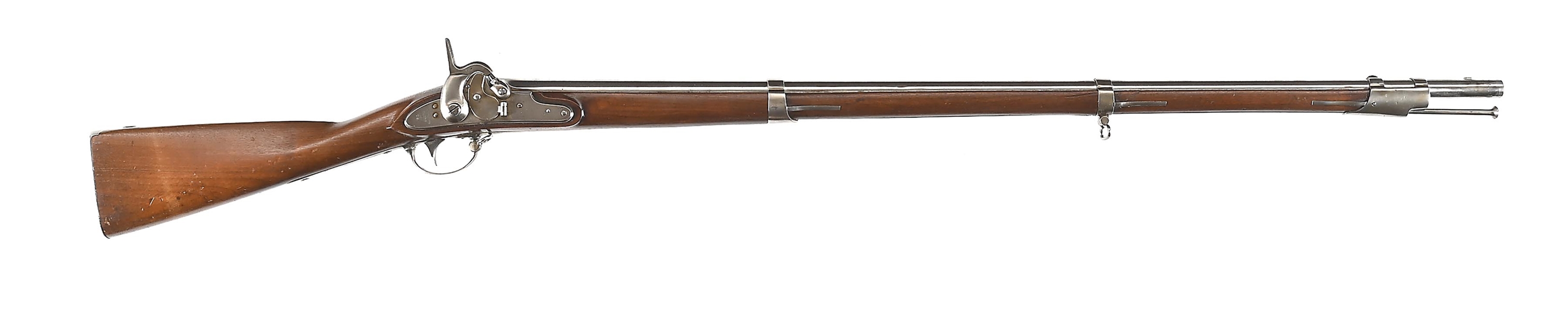 (A) NEW JERSEY REMINGTON MAYNARD TAPE CONVERSION MODEL 1816 PERCUSSION RIFLED MUSKET