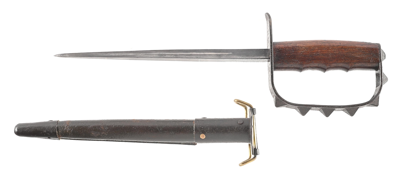 US WWI L.F.&C. M1917 TRENCH KNIFE.
