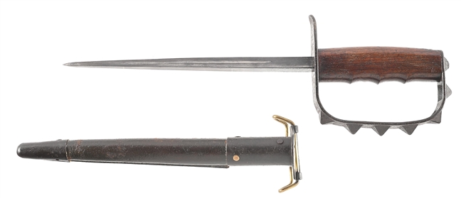 US WWI L.F.&C. M1917 TRENCH KNIFE.