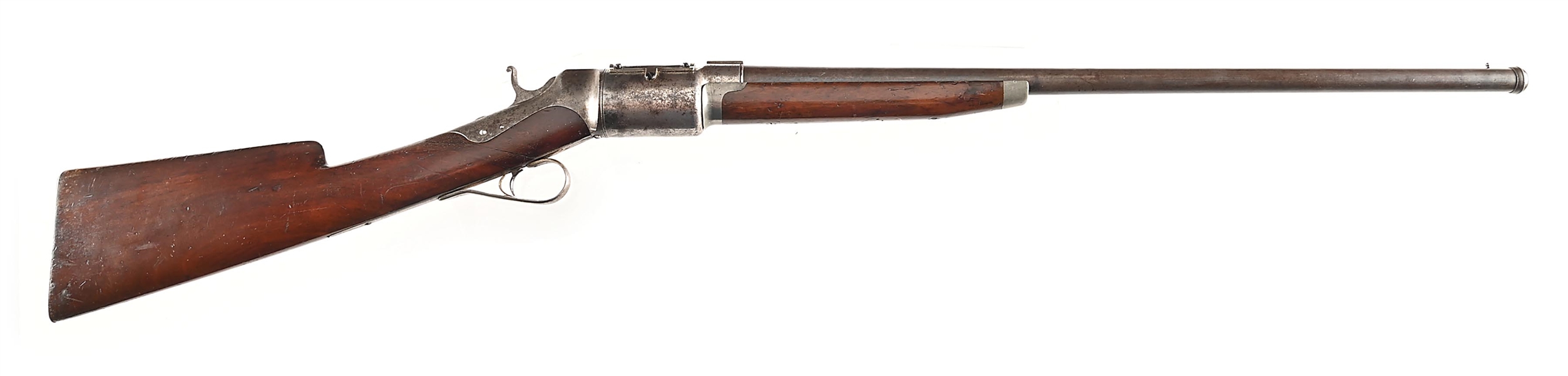 (A) SCARCE 16 GAUGE ROPER ROTARY MAGAZINE SHOTGUN.