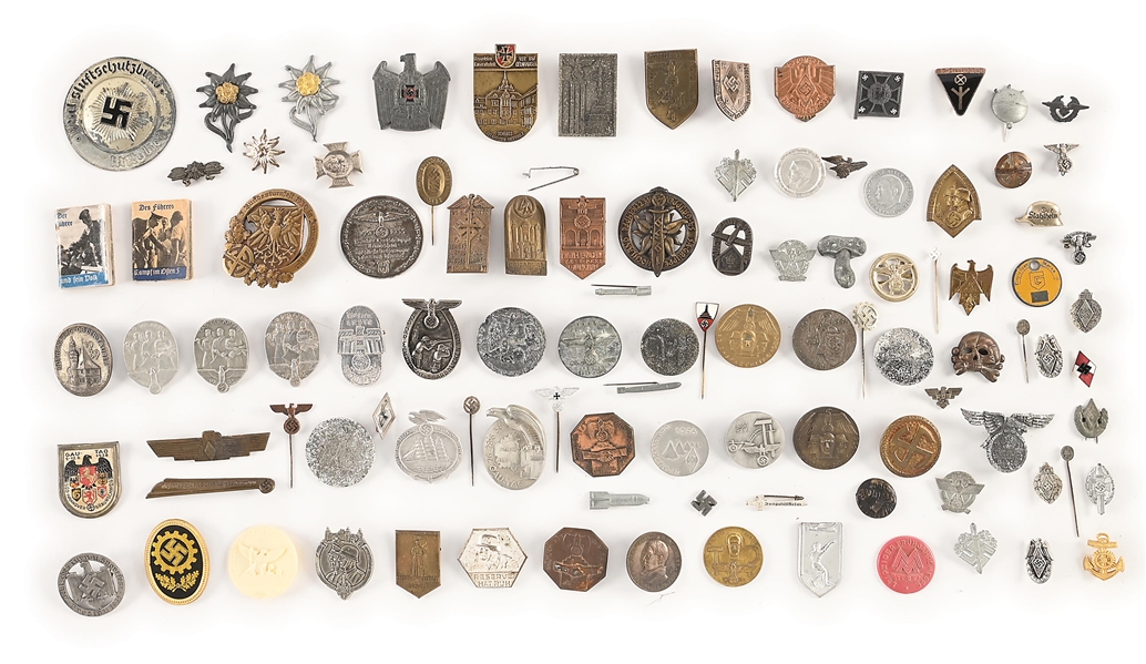 LARGE LOT OF MISCELLANEOUS THIRD REICH TINNIES.