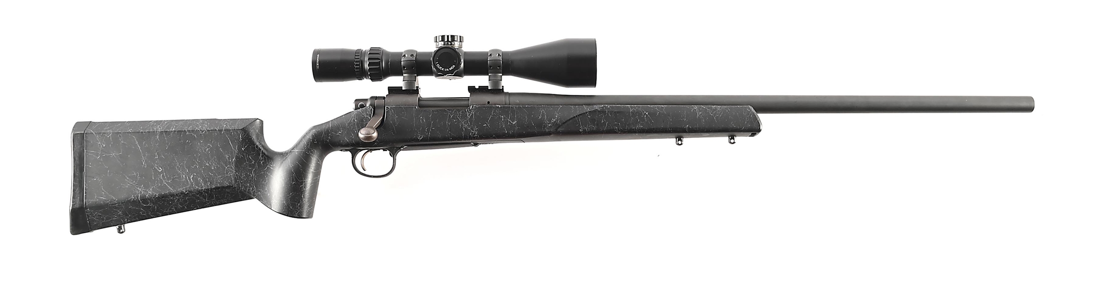 (M) REMINGTON MODEL 700 BOLT ACTION RIFLE WITH MARCH SCOPE.