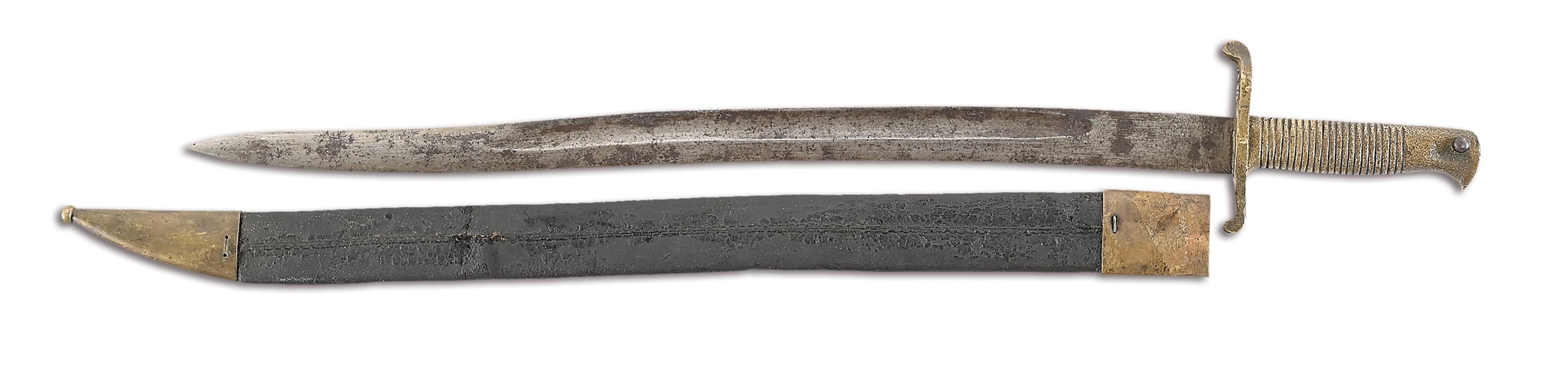 US CIVIL WAR CONFEDERATE COOK & BROTHER SABER BAYONET.