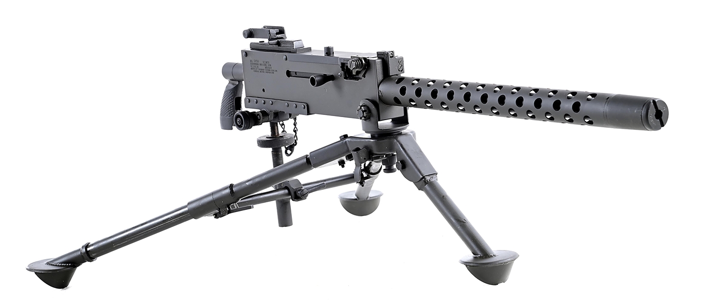 (M) KMP CLASSIC ARMS MODEL 1919 7.62 NATO SEMI-AUTOMATIC RIFLE WITH TRIPOD.