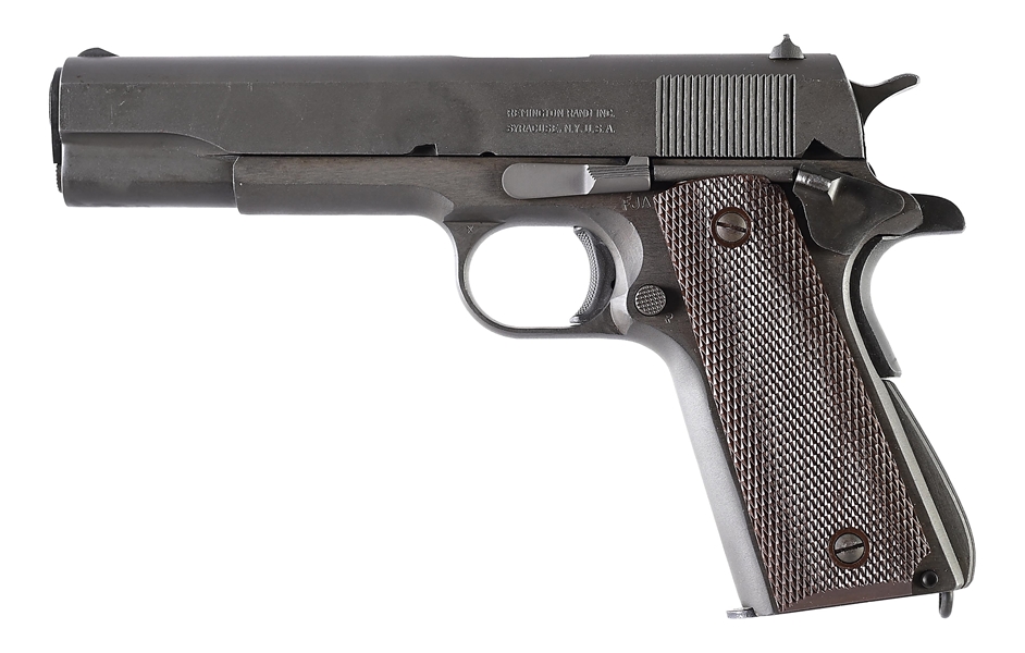 (C) US REMINGTON RAND 1911A1 .45 ACP SEMI-AUTOMATIC PISTOL WITH SHIPPING BOX.
