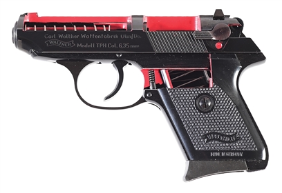 (M) RARE GERMAN WALTHER TPH .25 ACP FACTORY CUTAWAY PISTOL WITH BOX.