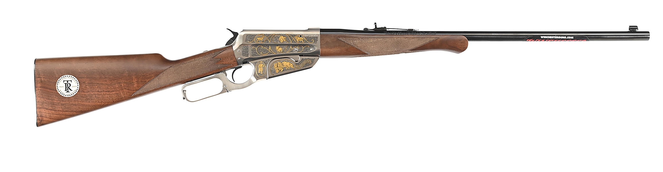 (M) THEODORE ROOSEVELT SAFARI CUSTOM GRADE WINCHESTER MODEL 1895 .405 WINCHESTER LEVER ACTION RIFLE.