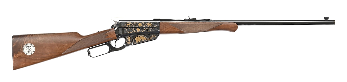 (M) THEODORE ROOSEVELT SAFARI CUSTOM GRADE WINCHESTER 1895 .405 WINCHESTER LEVER ACTION RIFLE.