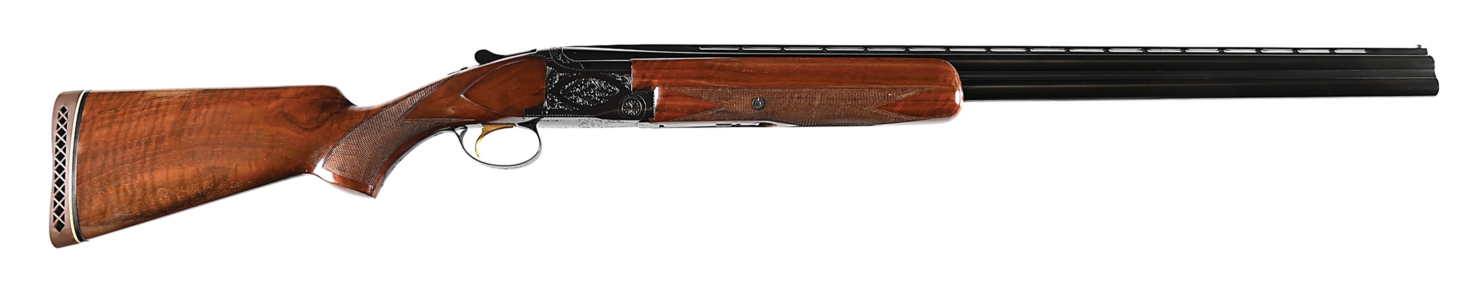 (C) BROWNING LIGHTNING SUPERPOSED 12 BORE OVER UNDER SHOTGUN.