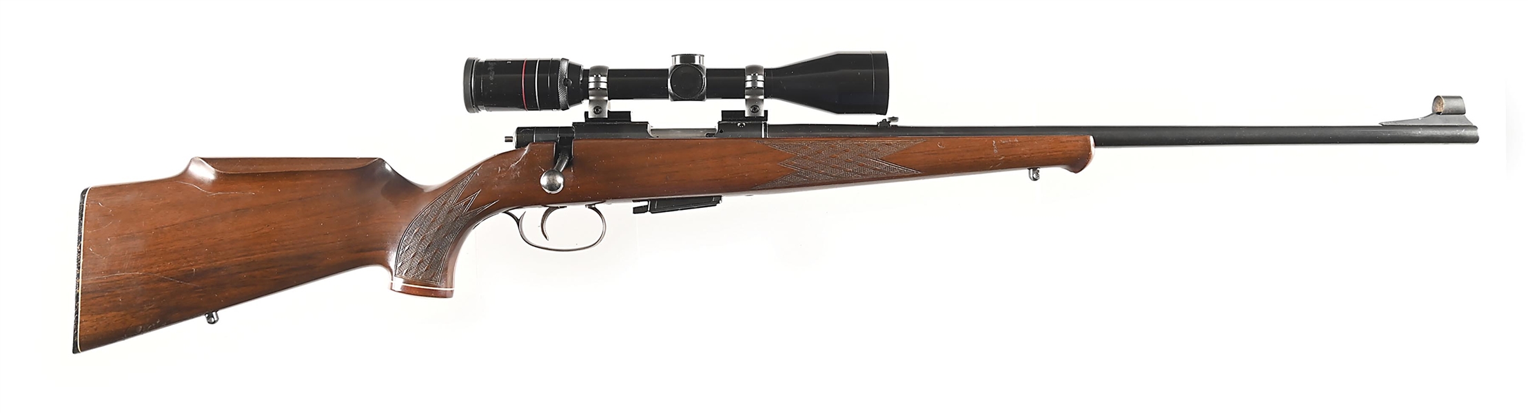 (M) SCARCE HIGH QUALITY ANSCHUTZ 1432 .22 HORNET BOLT ACTION RIFLE.