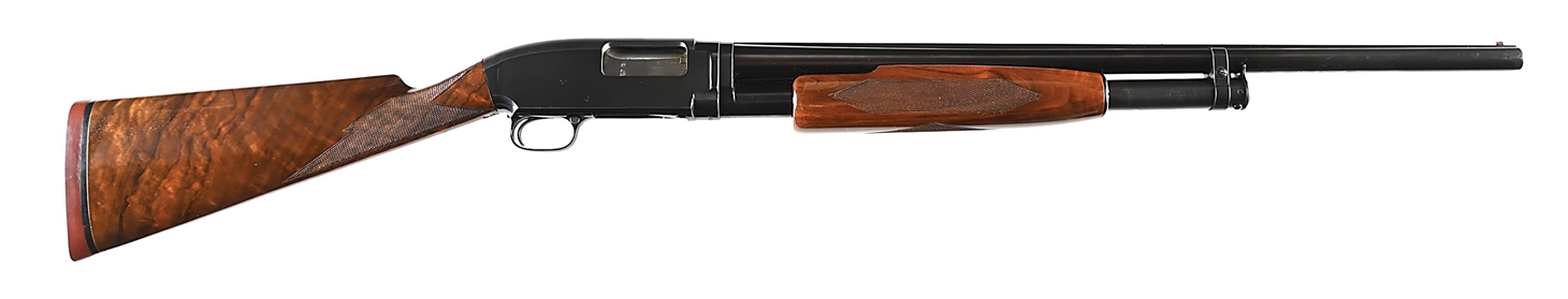 (C) SKEET GRADE WINCHESTER MODEL 12 12 GAUGE SLIDE ACTION SHOTGUN.