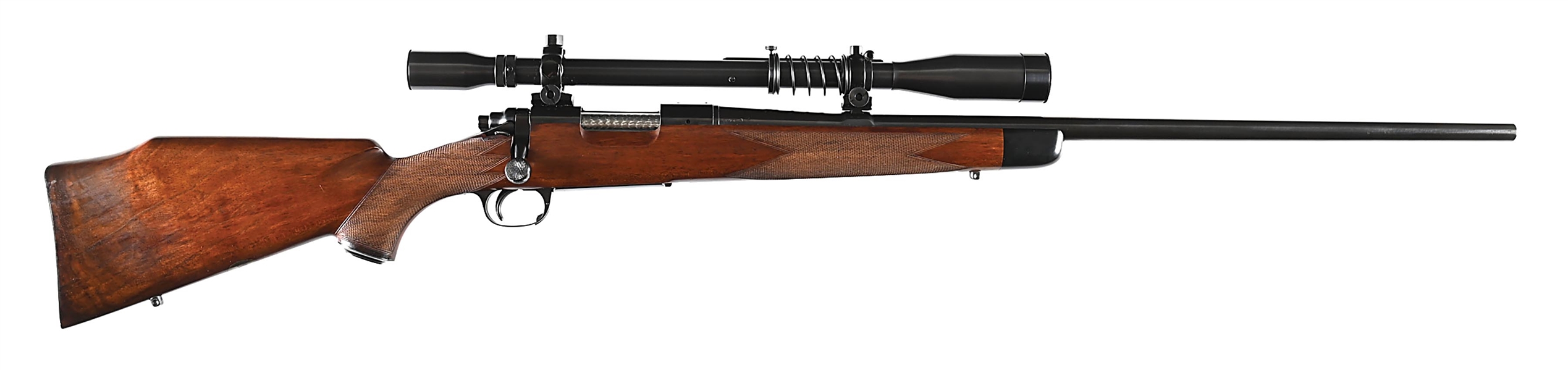(C) GRIFFIN & HOWE REMINGTON MODEL 722 .222 BOLT ACTION RIFLE WITH UNERTL SCOPE.