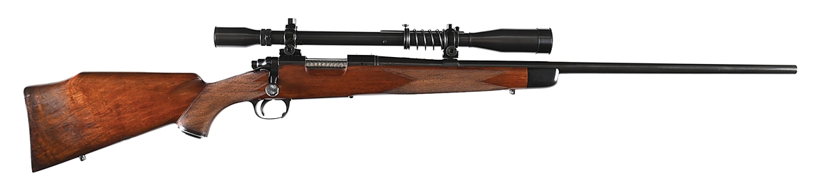 (C) GRIFFIN & HOWE REMINGTON MODEL 722 .222 BOLT ACTION RIFLE WITH UNERTL SCOPE.