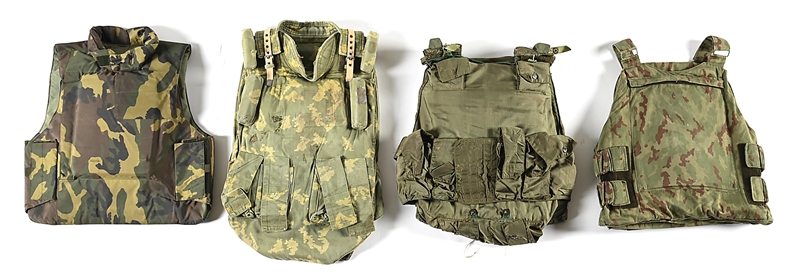 LOT OF 4: RUSSIAN BODY ARMOR.