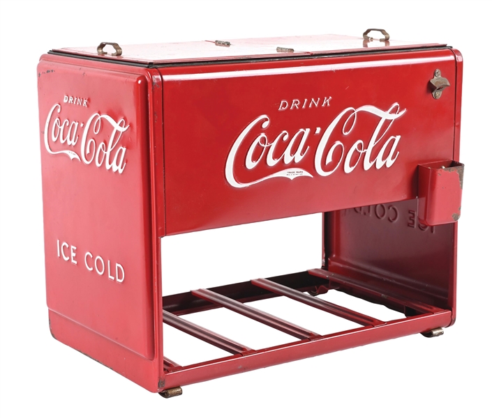 OUTSTANDING COCA COLA SALESMAN SAMPLE COOLER