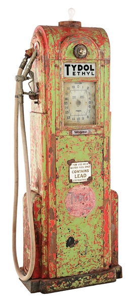 ORIGINAL WAYNE MODEL #866 GAS PUMP IN TYDOL ETHYL