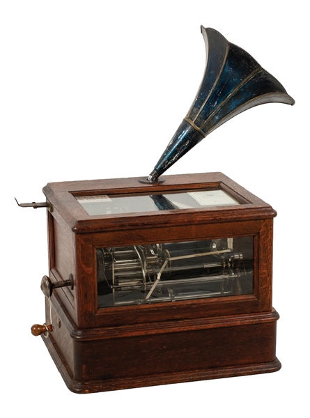 EXTREMELY RARE COUNTER TOP REGINA HEXAPHONE SIX-CYLINDER CAROUSEL PHONOGRAPH