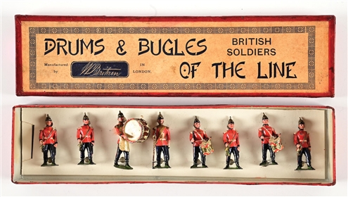 W. BRITAINS DRUMS & BUGLES OF THE LINE SET NO. 30