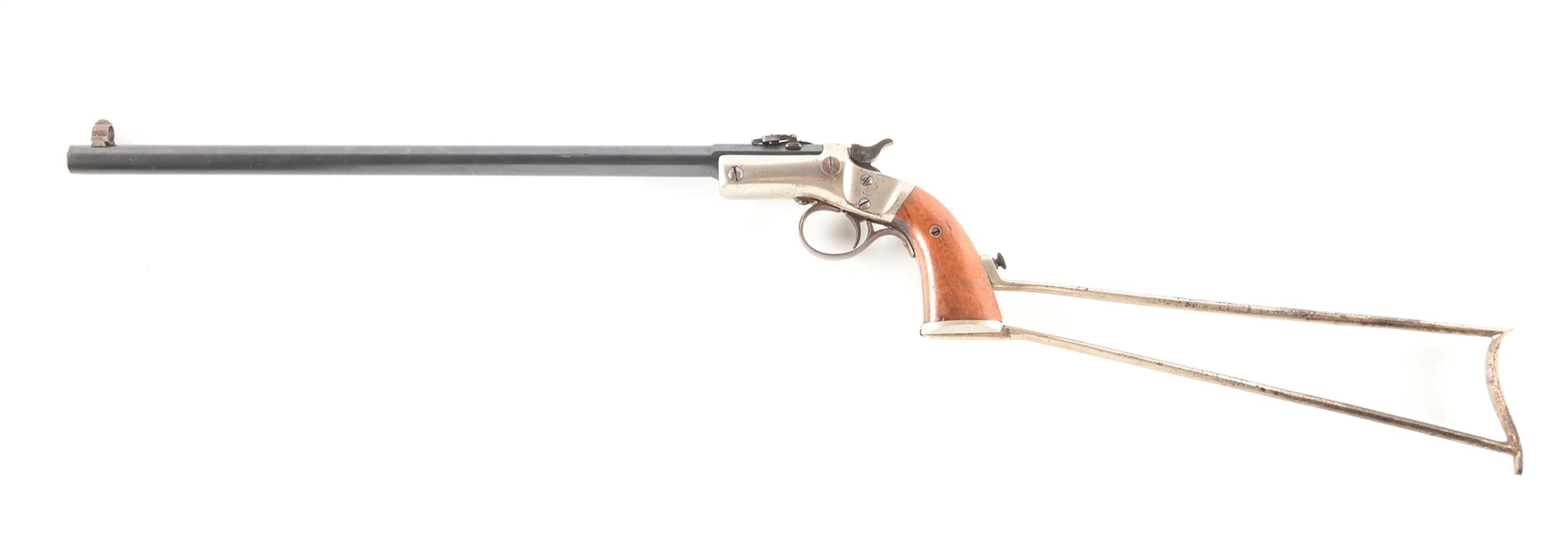 (A) LIGHT FRAME STEVENS TIP-UP POCKET RIFLE.