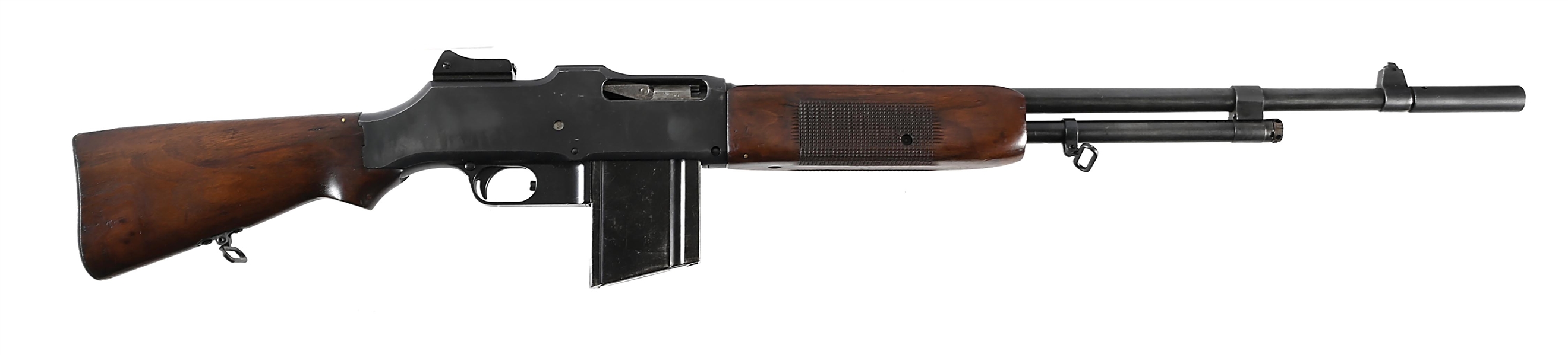 (N) BOOK DOCUMENTED WINCHESTER MODEL 1918 BROWNING AUTOMATIC RIFLE (B.A.R.) MACHINE GUN (CURIO & RELIC).
