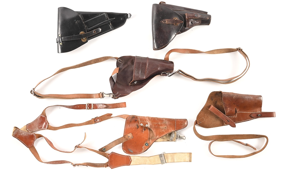 LOT OF 5  MILITARY STYLE HOLSTERS