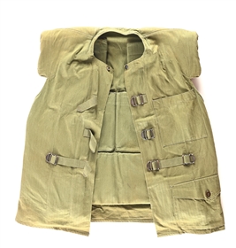 US WWII US MARINE CORPS EXPERIMENTAL HBT BODY ARMOR FLAK JACKET.