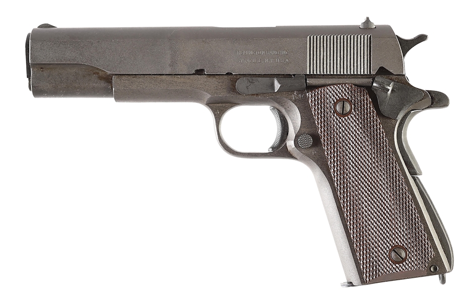 (C) REMINGTON RAND MODEL 1911A1 SEMI-AUTOMATIC PISTOL WITH BOX