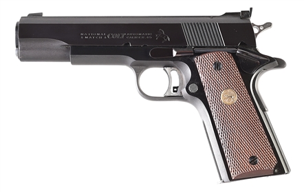 (C) COLT NATIONAL MATCH 1911 .45 ACP SEMI-AUTOMATIC PISTOL WITH BOX