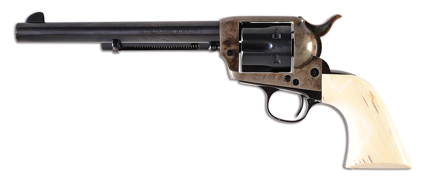 (C) COLT SINGLE ACTION ARMY REVOLVER (1910)