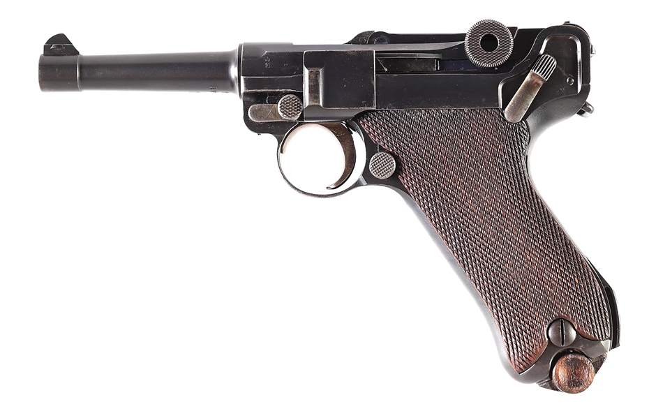 (C) DWM MODEL 1923 COMMERCIAL LUGER SEMI-AUTOMATIC PISTOL
