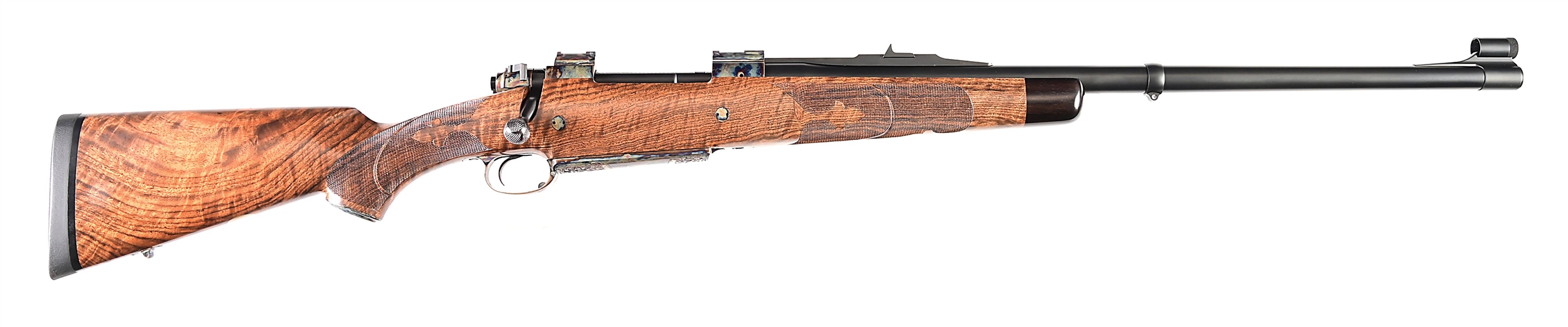 (M) PARKWEST ARMS SD-76 "DARK CONTINENT" .450 RIGBY BOLT ACTION RIFLE WITH CASE.