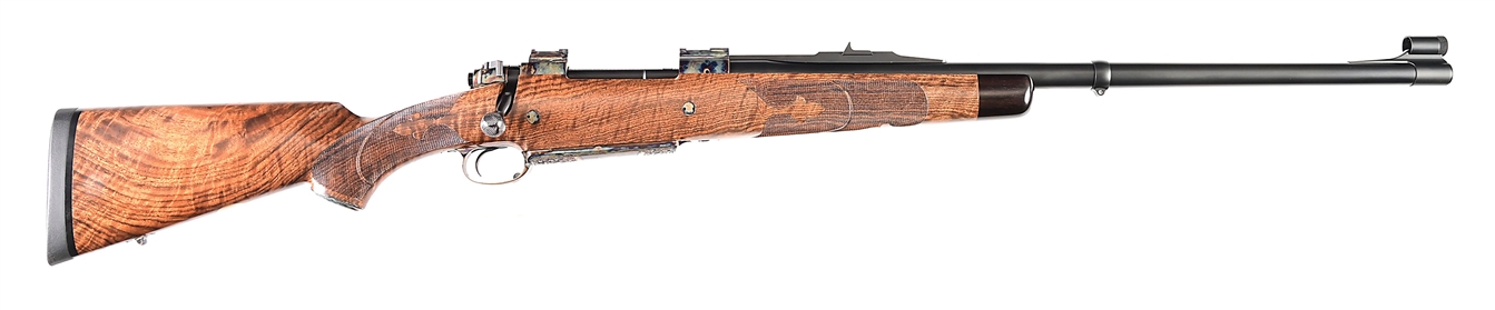 (M) PARKWEST ARMS SD-76 "DARK CONTINENT" .450 RIGBY BOLT ACTION RIFLE WITH CASE.