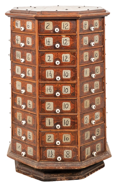 ROTATING HARDWARE CABINET