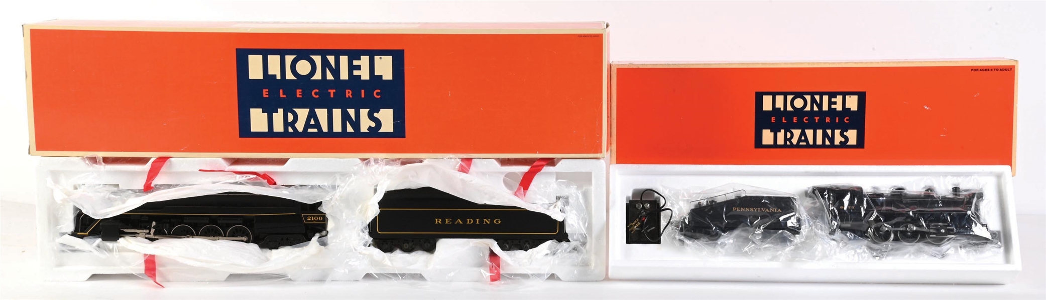 LOT OF 2: LIONEL O-GA. STEAM LOCOMOTIVES