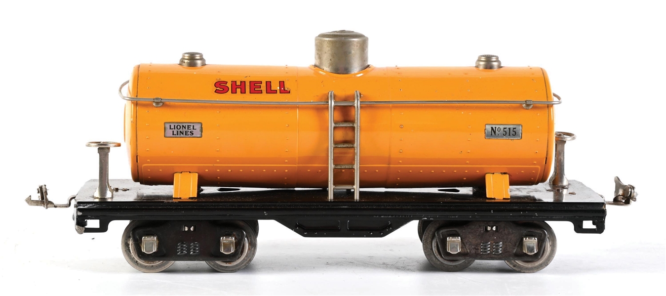 LIONEL STANDARD GA. NO. 515 SHELL TANK CAR