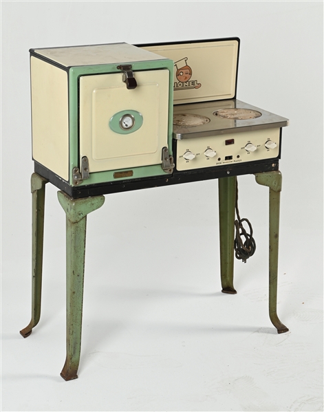 LIONEL PREWAR CHILDS ELECTRIC STOVE RANGE #455