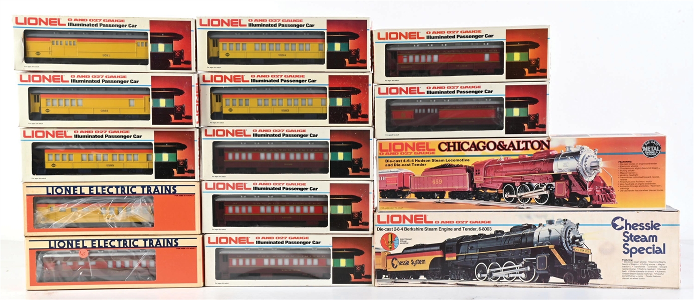 LOT OF 2: MODERN ERA LIONEL O-GA. PASSENGER SETS