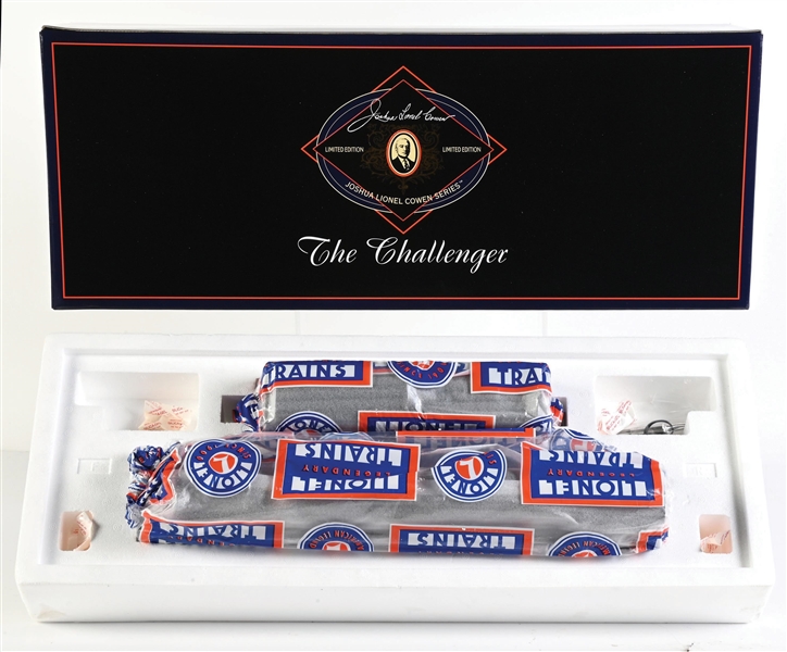 LIONEL O-GA. 6-28064 BLACK NO. 3985 JLC UNION PACIFIC CHALLENGER 4-6-6-4 STEAM LOCOMOTIVE AND TENDER