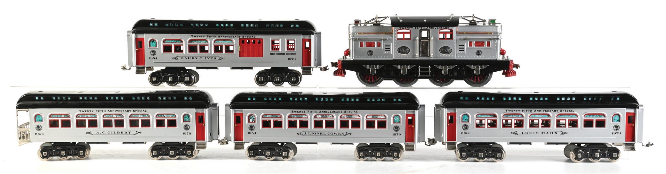 WILLIAMS STANDARD GAUGE TCA 25TH ANNIVERSARY PASSENGER SET