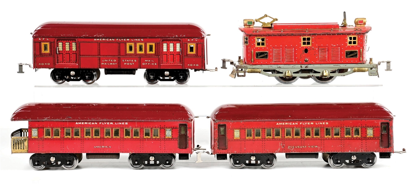 AMERICAN FLYER STANDARD GA. NO. 4644 PASSENGER SET 