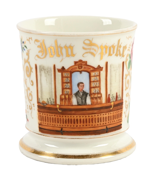 BARKEEPERS SHAVING MUG