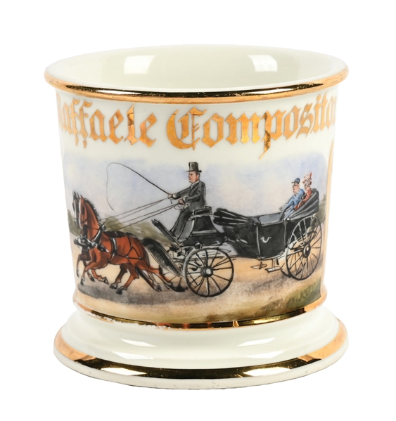 CARRIAGE DRIVERS SHAVING MUG