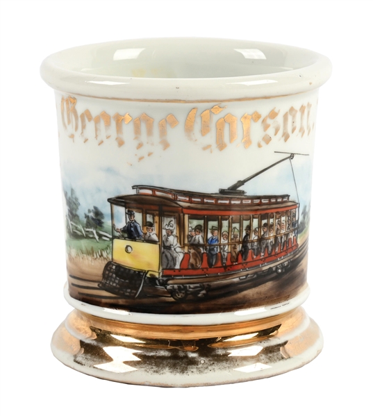 TROLLEY OPERATORS SHAVING MUG