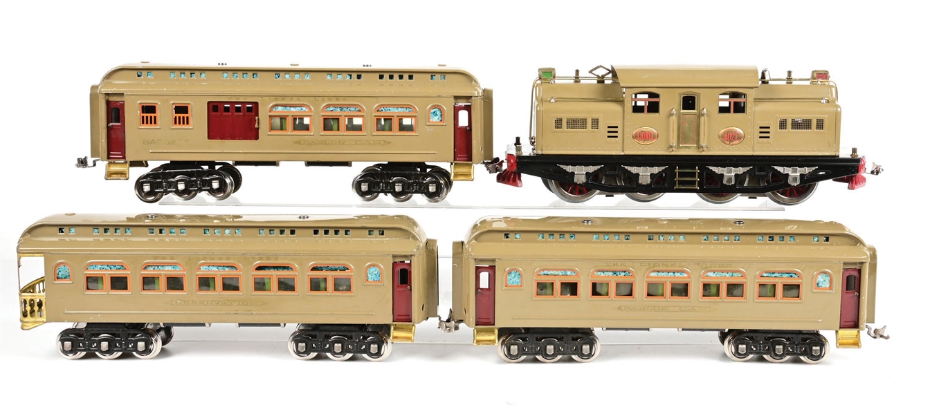 LIONEL STANDARD GA. NO. 402E PASSENGER SET
