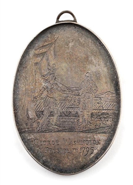 AFTER A SILVER GEORGE WASHINGTON PEACE MEDAL, DATED 1795.