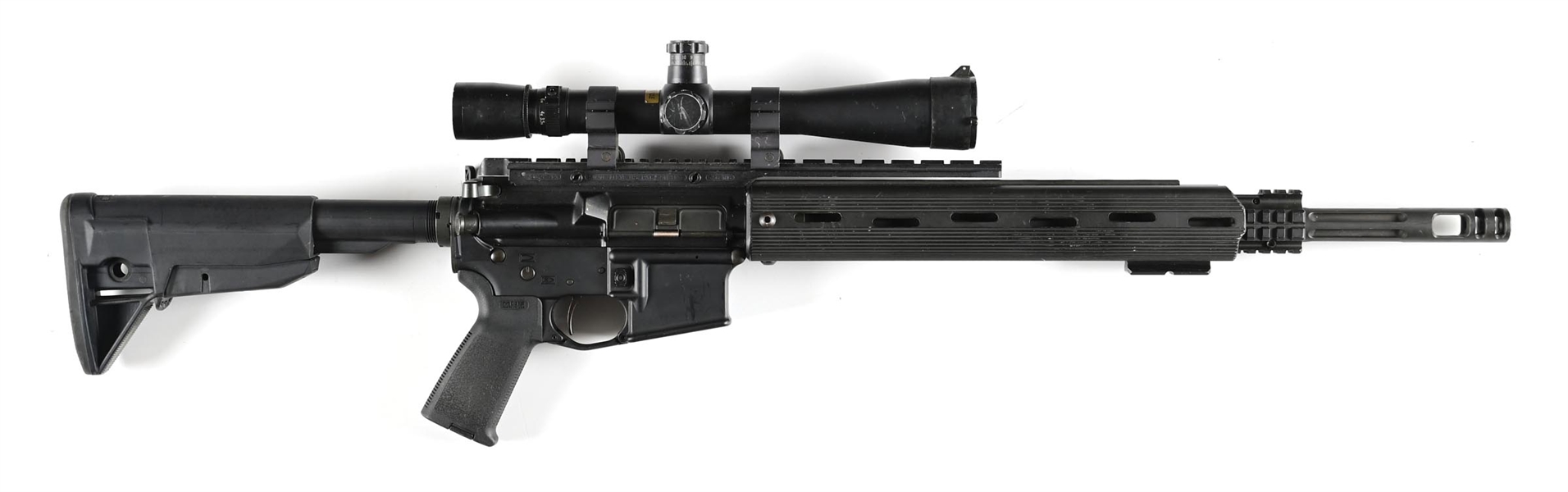 (M) PALMETTO PA-15 SEMI-AUTOMATIC RIFLE WITH LEUPOLD OPTIC.