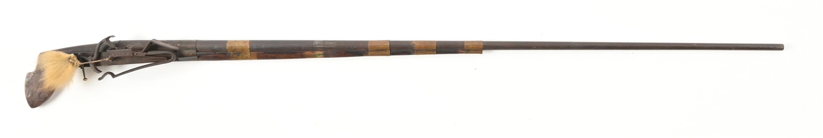 (A) HMONG FLINTLOCK MONKEY GUN.