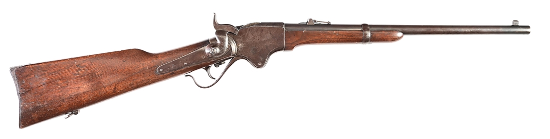 (A) MARTIALLY INSPECTED SPENCER MODEL 1865 LEVER ACTION SADDLE RING CARBINE